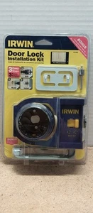 Irwin 7-Piece Bi-Metal Door Lock Installation Kit 3111001 Brand New Wood Doors - Picture 1 of 2