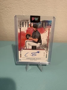 25 Panini Impeccable New York Mets Christian Scott Extravagance Auto /35 - Bild 1 von 1