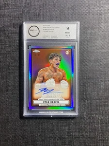Ryan Garcia Autograph Numbered 60/99 Topps Chrome Boxing AA-Grading 9 Mint - Picture 1 of 2