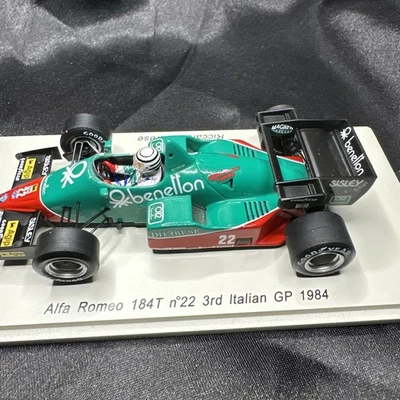 Spark 1:43 Alfa Romeo 184T #22 Italian GP 1984 Riccardo Patrese S3871 USA Scarce - Image 1 of 4