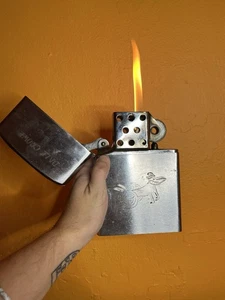 Vintage Dale Crow Cartoon Giant Flip Top Table Lighter - Picture 1 of 4