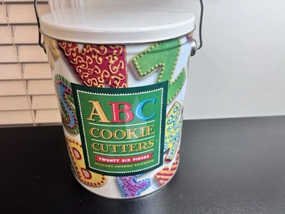 Cortadores de galletas Williams Sonoma 26 piezas alfabeto ABC hechos en EE. UU. en 2000 Foto 1 de 4