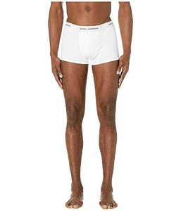 Dolce & Gabbana Classic Boxer Briefs Men's L White Logo Hem Elastic Waist PullOn - Picture 1 of 11
