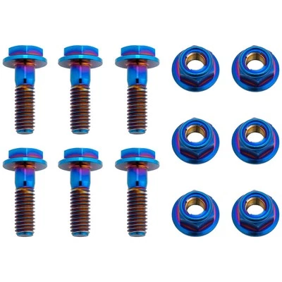 Tusk Titanium Rotor Bolt Kit Burnt Blue 2119370004 - Image 1 of 4