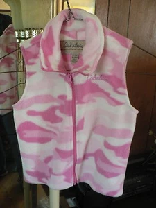 CABELAS Girls Pink Plush Camouflage Vest - 3T/3TL Excel. Cond. - Picture 1 of 4
