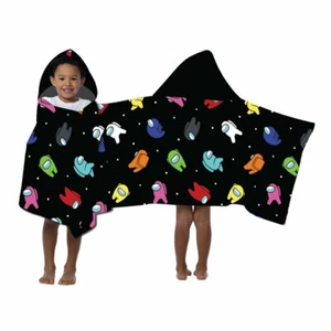 NEW Among Us Kids Bath Towel Hooded Poncho Throw Official Licensed - Picture 1 of 1