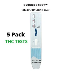 5 x THC Urine Drug Test Kits - Tests for Marijuana weed THC - easy and accurate - Picture 1 of 2