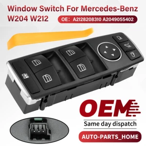 ✅Front Master Power Window Switch For Mercedes Benz W204 W212 C300 A2128208310 - Picture 1 of 9