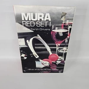 MURA Rosso Set 1 Pieghevole NUOVISSIMO Scatola Aperta Stereo Spina 1/4 3 Conduttori Vintage - Foto 1 di 10