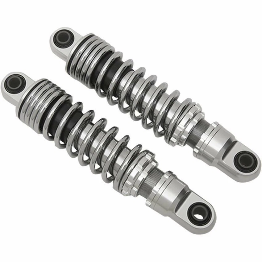 Premium Ride-Height Adjustable Shocks 13" Chrome Harley Davidson Dyna - Image 1 of 1