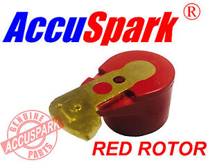 Accuspark Red Rotor Arm for Lucas 22/25D6 cylinder Distributors, Jaguar  