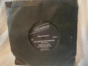 Glen Johansen Killer On The Rampage/Livin' With A Ray Gun 7" Vinyl Single - Imagen 1 de 2