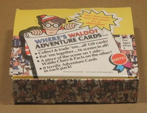 Factory Box- 1991 Mattel Where's Waldo Trading Cards 24 Pack Box - Picture 1 of 1
