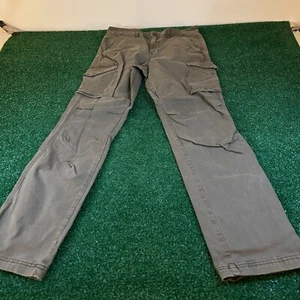 L.L. Bean Signature Cargo Pants Relaxed Fit Olive Green Casual Mens 31x34" - Picture 1 of 11
