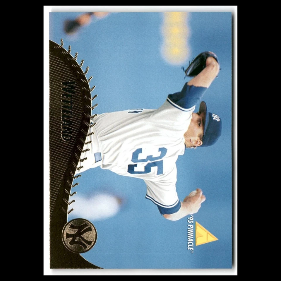 John Wetteland #347 1995 Pinnacle New York Yankees Baseball Card MLB NM - Image 1 of 3