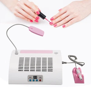 5 In 1 Timing Nail Lamp Nail Dust Collector Dry Nail Gel Nail Drill Hand Rest - Picture 1 of 23