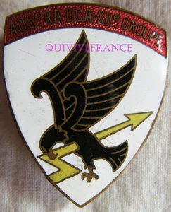 IN7674 - ABZEICHEN 405° R.A.D.C.A, XII° Gruppe, Emaille, Schwarzadler - Bild 1 von 2
