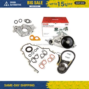 Timing Chain Kit Cover Oil & Water Pump 07-14 Cadillac Chevrolet GMC 5.3 6.0 6.2 - Picture 1 of 12
