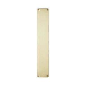 Placa de dedo de latón satinado - Imagen 1 de 3