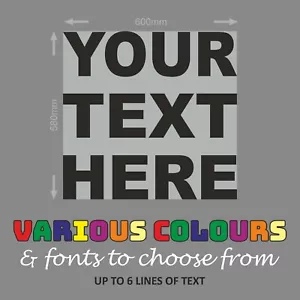 Vinyl Graphic Sign Writing Poster lettering sign decal - Picture 1 of 5