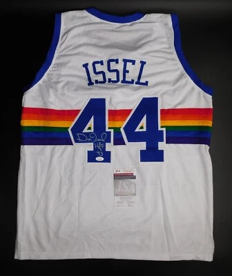 Dan Issel Signed Autographed Denver Nuggets Basketball Jersey HOF KU JSA COA - Image 1 of 3