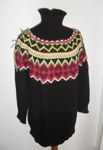 MAGLIONE LUNGO TWIN SET BY SIMONA BARBIERI Tg. S IN LANA Prezzo Affare - Foto 1 di 15