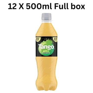 Tango Apfel zuckerfreie Flaschen 12 x 500 ml volle Hülle/schneller Verkauf/Vegan/Softdrink - Bild 1 von 2