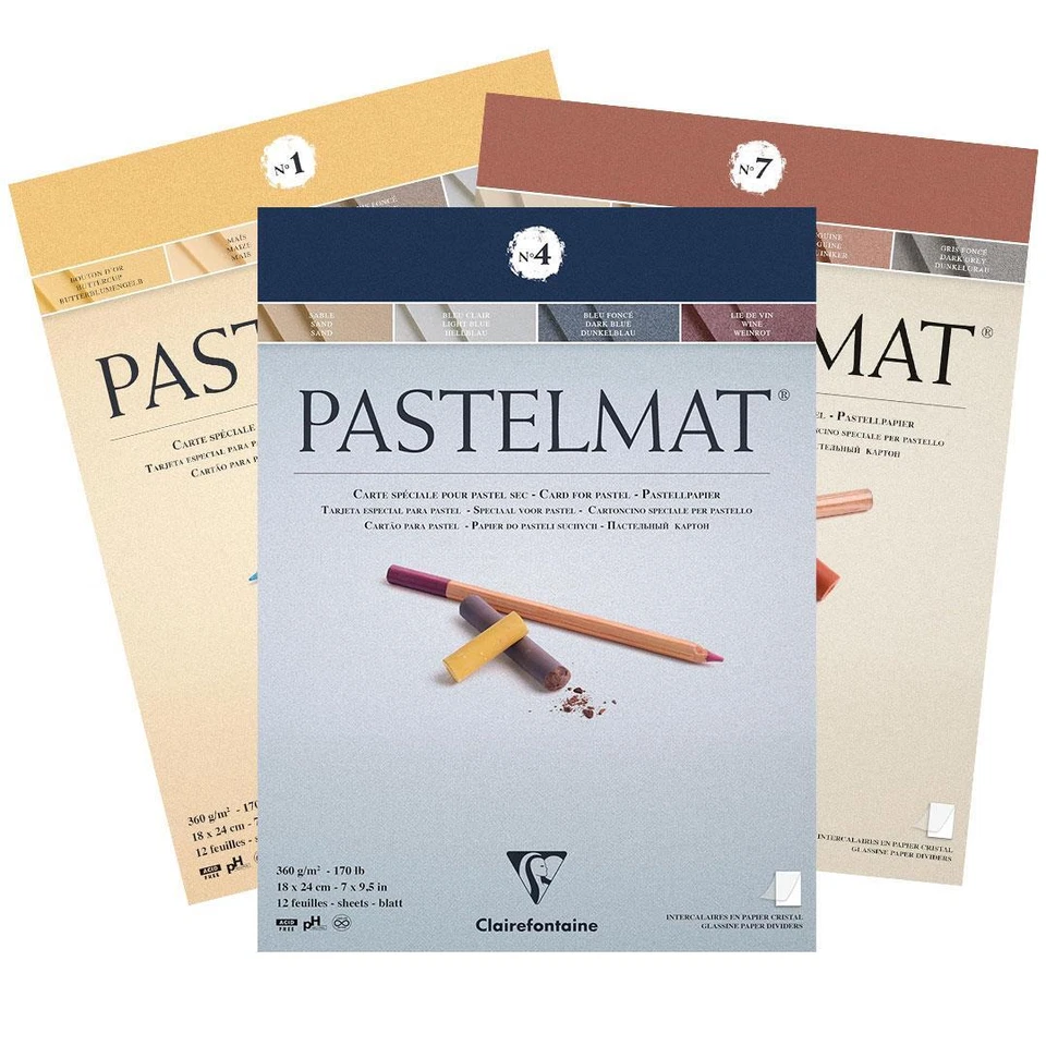 Clairefontaine Pastelmat Pastel Pads 18 x 24 cm - Image 1 of 4
