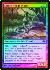 Selkie Hedge-Mage FOIL Eventide NM Blue Green Uncommon MAGIC MTG CARD ABUGames