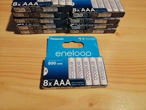 1x8 AAA eneloop Akku 800mAh 1,2V (Produktion 2024) - Bild 1 von 2