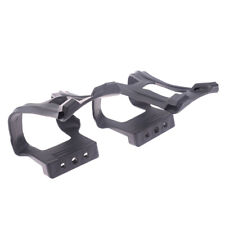 A Pair New Cycling Bicycle Bike Strapless Toe Pedal Clips Half Clips Bl;;b