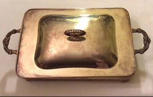 Antico Servizio Piatto Grande Porta Ciotola con Coperchio Sheffield Silver Co. - Foto 1 di 6