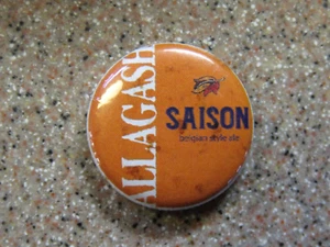 Beer BUTTON Pinback ~ ALLAGASH Brewing Belgian-Style Saison ~ Portland, MAINE - Picture 1 of 2