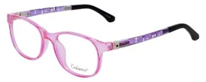 NY Eye Enhance Kids Designer Reading Glasses Crystal Pink/Matte Black 4132 46 mm - Picture 1 of 5
