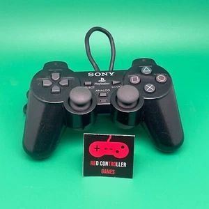 Top Original Sony PlayStation 2 Dualshock 2 Controller Schwarz SCPH-10010 PS2 - Bild 1 von 5
