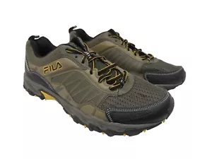 Zapatillas de Trail Running Fila Para Hombre Oliva/Negro Diseño Malla Agarre Duradero 10.5 - Imagen 1 de 8
