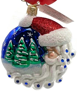 Christopher Radko Ornament Weihnachtsdorf Weihnachtsmann Edelstein Weihnachtsdeko - Bild 1 von 11