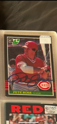 Бейсбольная карточка с автографом Пита Роуза 1984 Donruss - Изображение 1 из 2