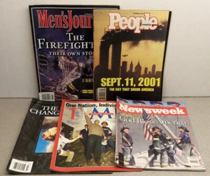 9/11 Magazine 2001 Lot 5 Issues  Firefighters Special issues - Picture 1 of 7
