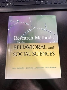 Research Methods for the Behavioral and Social Sciences by Christopher J. L.... - Bild 1 von 2