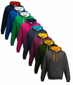 Kontrastfarbe College Varsity Kapuzensweatshirt Hoodie Hoody S-5XL - Bild 1 von 35