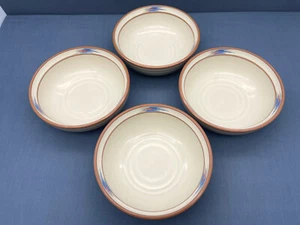 Noritake RAINDANCE Stoneware 6 1/2" CEREAL BOWLS Southwest Santa Fe SET OF 4  #B - Picture 1 of 12