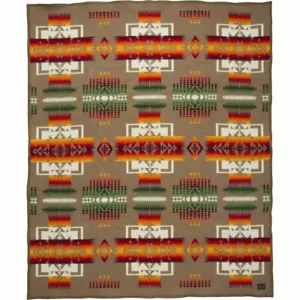 Pendleton 278106 Chief Joseph Muchacho Blanket Khaki 32x34 inch - Picture 1 of 2