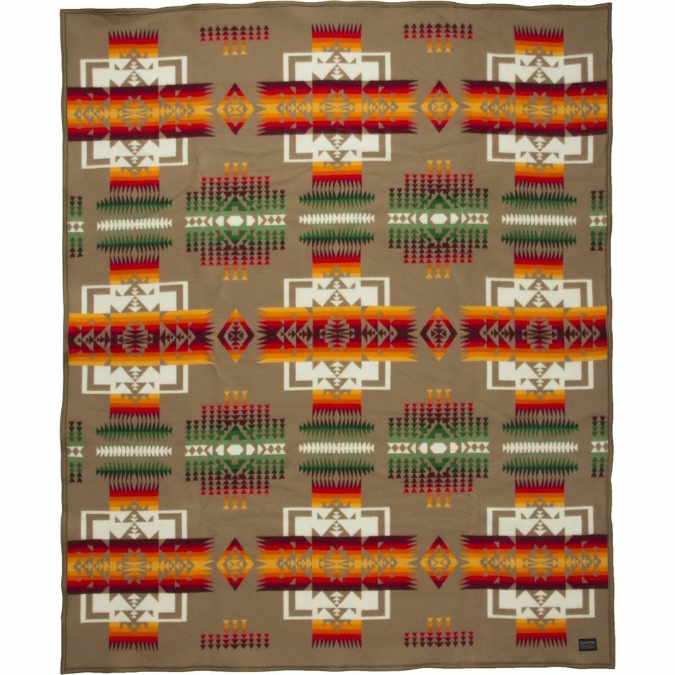 Pendleton 278106 Chief Joseph Muchacho Blanket Khaki 32x34 inch - Image 1 of 2