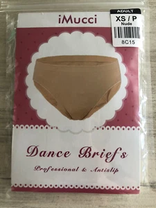 iMucci Erwachsene Damen Tanzslip Profi Anti-Rutsch Nude Gr. XS/P NEU Ballett - Bild 1 von 8