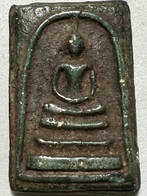 PHRA SOMDEJ LP RARE OLD THAI BUDDHA AMULET PENDANT MAGIC ANCIENT IDOL#691 - Изображение 1 из 4