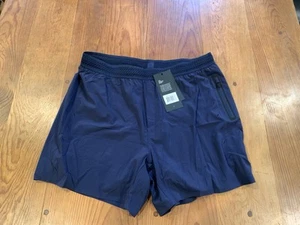 Ten Thousand Men 5 In Session Liner Active Shorts Navy Large Workout Gym - Picture 1 of 4