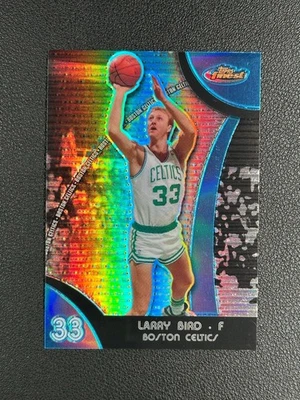 2007-08 Topps Finest Larry Bird Blue Refractor 066/199 Celtics#Z - Image 1 of 2