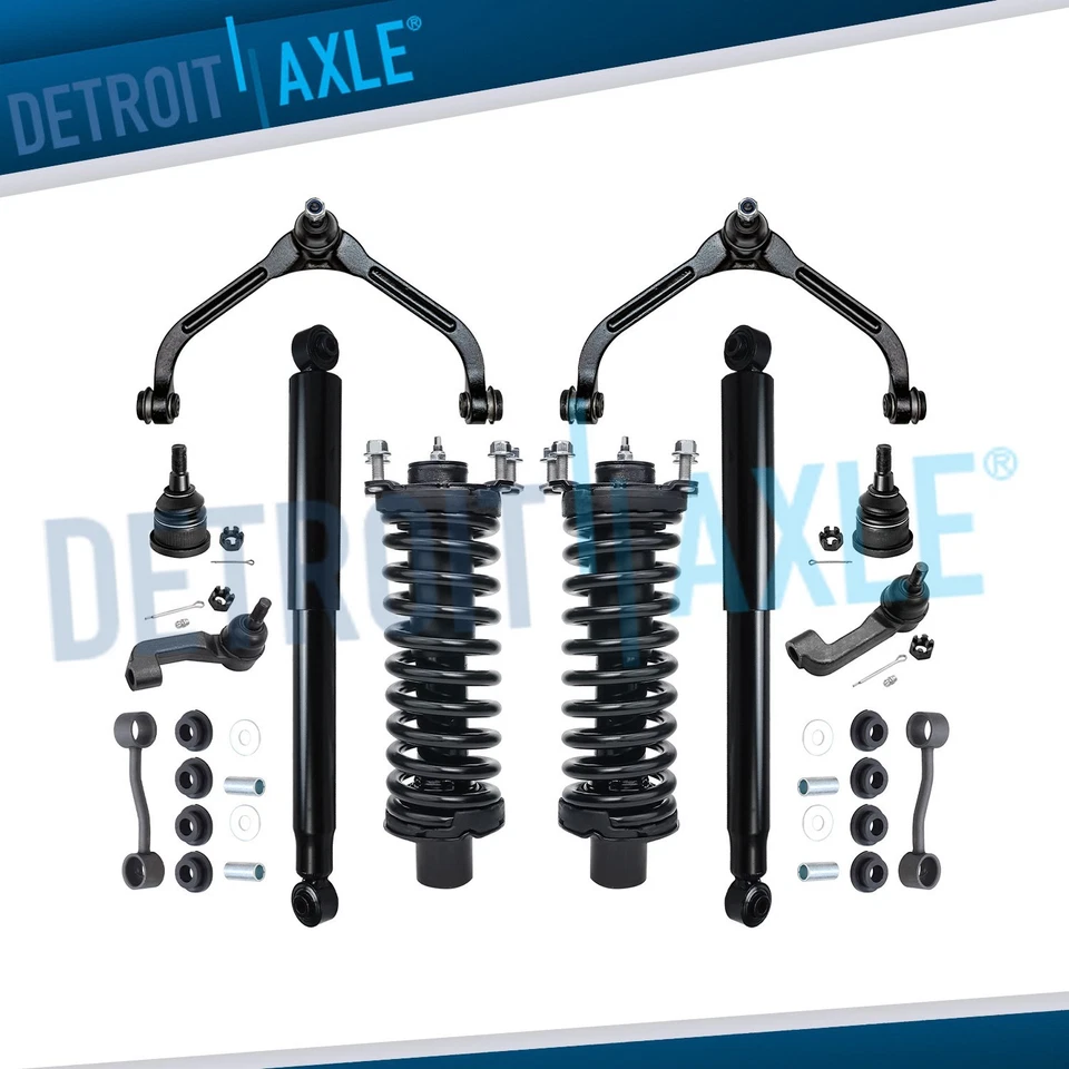 Brazo de control superior amortiguador trasero puntal delantero 12 piezas para Jeep Liberty 05-07 sin diésel Foto 1 de 4