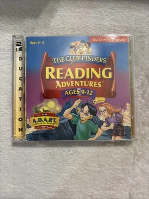PC CD-ROM (1999) - The Clue Finders: Reading Adventures - Ages 9-12 - 2-Disc Set - Image 1 of 2